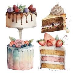 chocolate cake with cherry