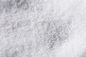 close up of salt texture background