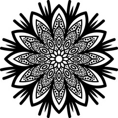 Luxury mandala background with sun pattern decorative mandala for print, poster, cover, brochure, flyer, banner.