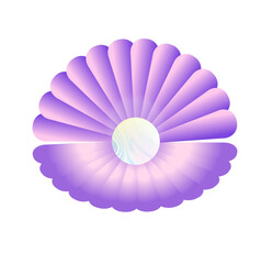 pearl in shell dreamy mermaid children bathroom decoration