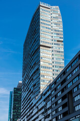 Obraz premium Mischek Tower, residential building in Donau City, Vienna, Austria