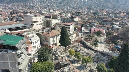Naklejka premium Hatay earthquake