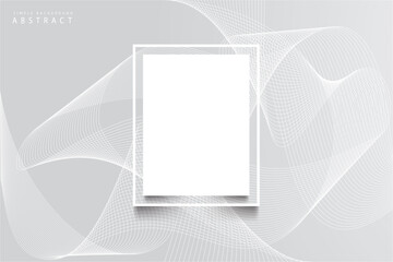 Fototapeta premium SIMPLE LINE ABSTRACT BACKGROUND ILLUSTRATION