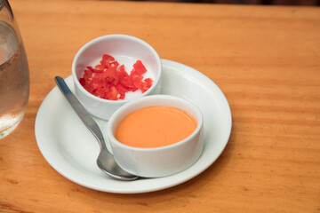 Rocoto sauce Sea food ceviche Assorted food plates Peru traditional comfort food buffet table