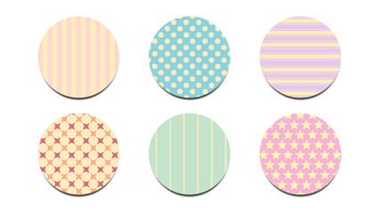 circle geometric pattern colorful element illustration vector eps jpeg png 