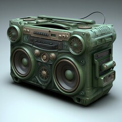 Fototapeta premium A ghetto blaster