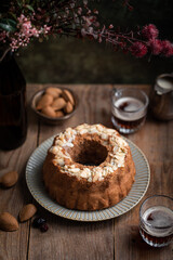 bundt cake moelleux gâteau fait maison amande et cranberries