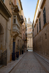 Fototapeta na wymiar rue maltaise
