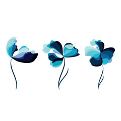 Modern floral set dedicated to textile fabric or wallpaper, cards, invitations, decorative paper or mockup