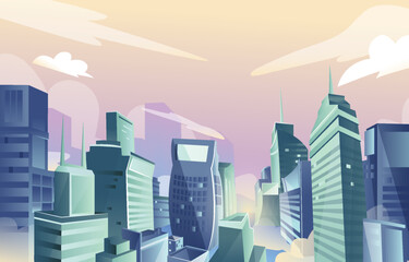 Cityscape Background Vector