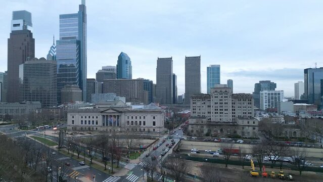 City of Philadelphia - aerial view - drone photography