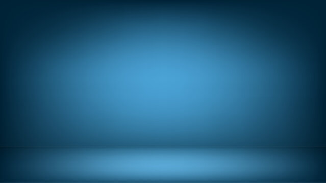 Dark blue studio background with spot lighting