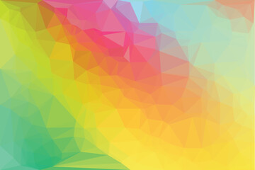 Multicolor geometric triangular low poly, origami style illustration , graphic background. Vector polygonal design for your business.