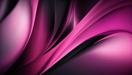 Pink and black , abstract wallpaper, gradients, Generative AI