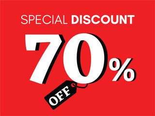 SPECIAL DISCOUNT 70% OFF