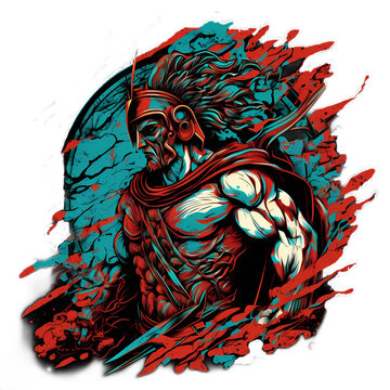 Spartan Tattoo Images – Browse 4,777 Stock Photos, Vectors, and Video