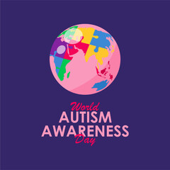 world autism awareness day poster design
