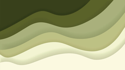 A dynamic vector design, featuring a burst of abstract geometric shapes fading in green colors.