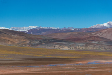 Fototapeta premium Montañas en el balcon de Pissis, Fiambala, Catamarca, Argentina