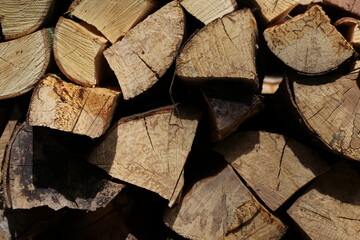 Brennholz Holzscheid Ster Holzfällen Holz spalten