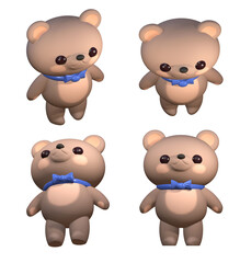 Cute brown teddy bear
