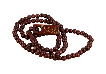 prayer beads isolated