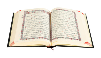 Obraz premium open holy Quran isolated