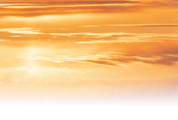 Bright sky during sunset time as gradient, PNG