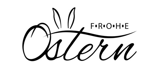 Obraz premium Frohe Ostern