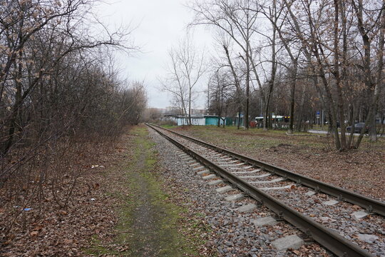 abandoned soviet railway