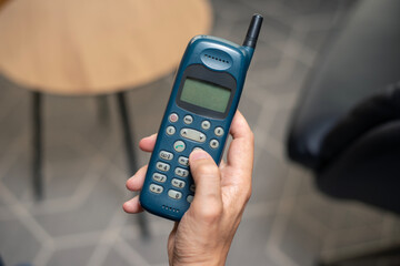 Old School mobile phone from early nineties