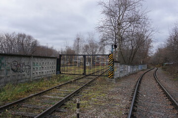abandoned soviet railway