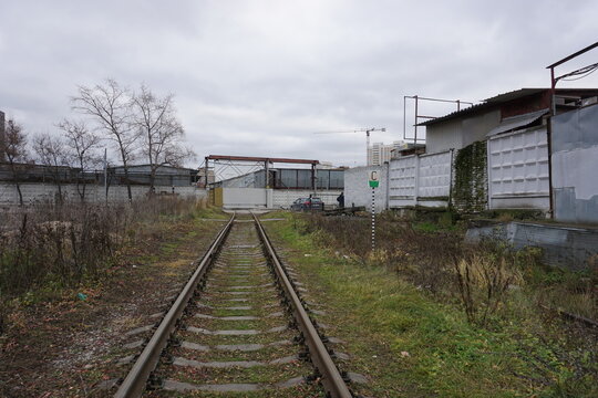 abandoned soviet railway