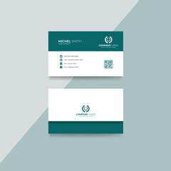 modern and clean professional business card template - obrazy, fototapety, plakaty