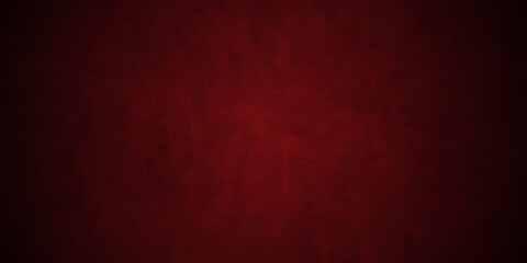 Dark red grunge textured concrete backdrop background. Panorama dark red black slate background or texture. Vector red grunge concrete texture. Stone wall background.