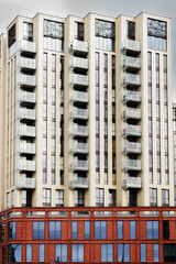 Fototapeta premium Skyscrapers near the Central Station, Leiden