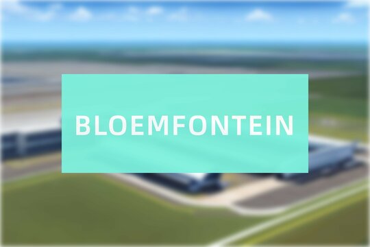 Airport of the city of Bloemfontein