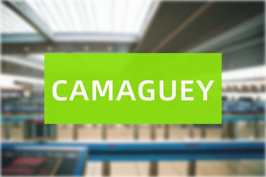 Airport of the city of Camaguey
