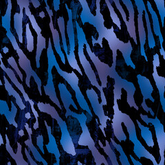 Abstract Animal Stripes Grunge Zebra Tiger Texture Ombre Colored Seamless Pattern Trendy Fashion Colors Perfect for Allover Fabric Print