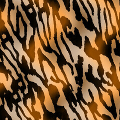 Abstract Animal Stripes Grunge Zebra Tiger Texture Ombre Colored Seamless Pattern Trendy Fashion Colors Perfect for Allover Fabric Print