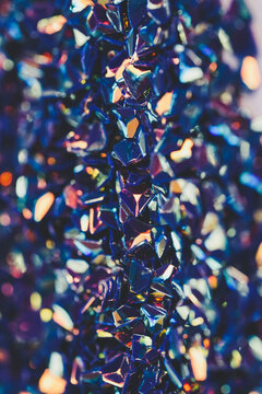 Pile of colorful diamond grains