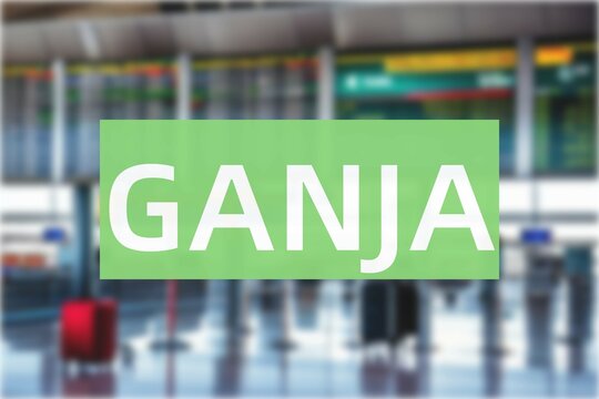 Airport of the city of Ganja