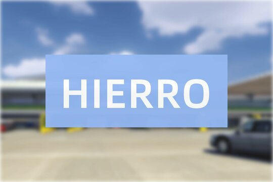 Airport of the city of Hierro