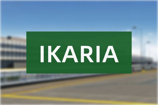 Airport of the city of Ikaria