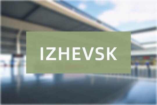 Airport of the city of Izhevsk