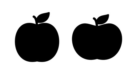 Apple icon vector illustration. Apple sign and symbols for web design.