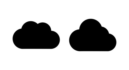 Cloud icon vector illustration. cloud sign and symbol