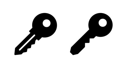 Key icon vector illustration. Key sign and symbol.