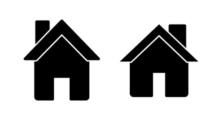 Home icon vector illustration. House sign and symbol