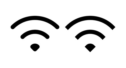 Wifi icon vector illustration. signal sign and symbol. Wireless  icon